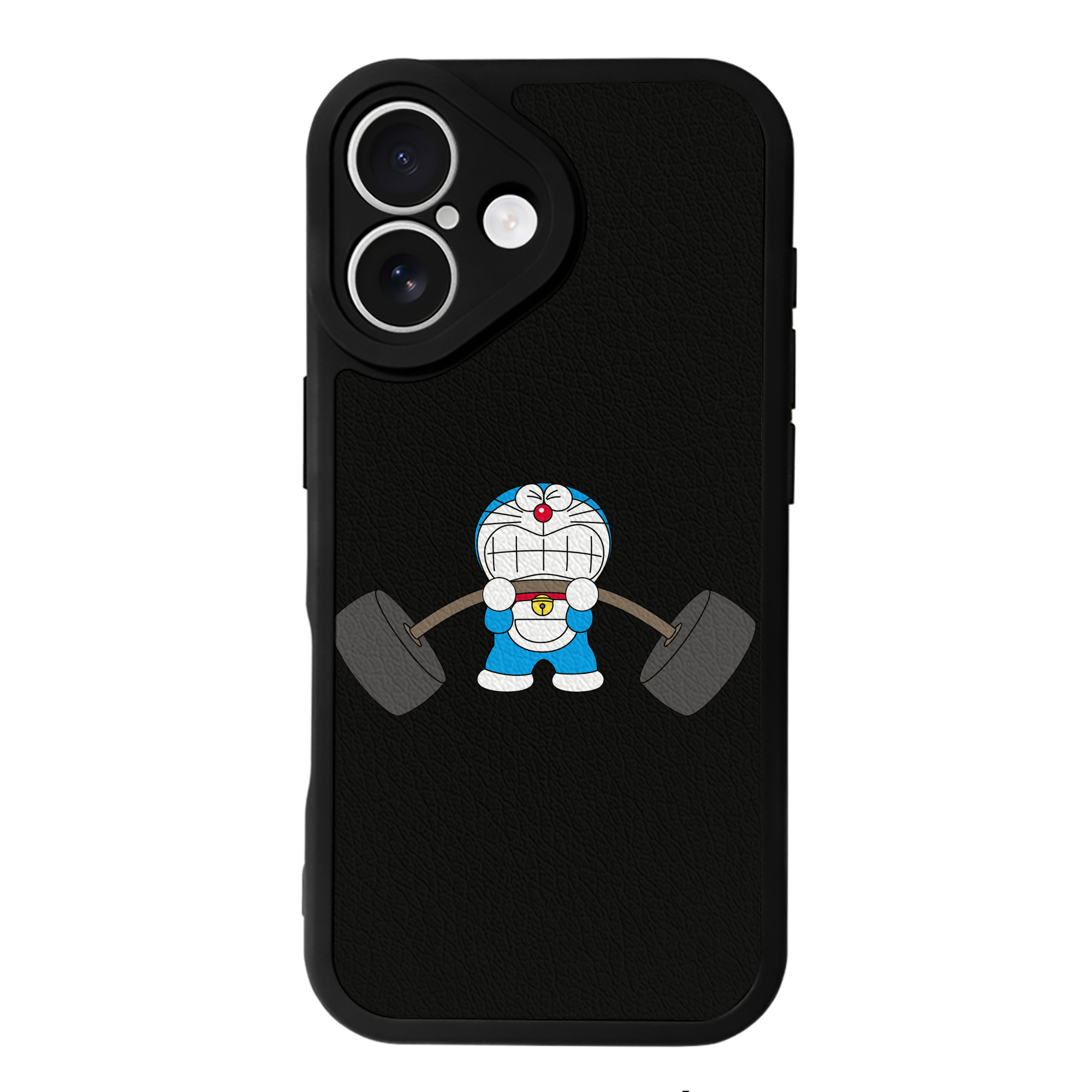 （画像用） ドラえもん Doraemon 【iPhone 16シリーズ対応】シリコンスマホケース（レザー調） 材質：シリコン